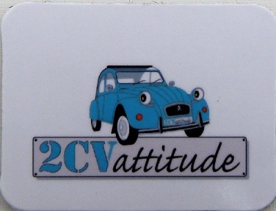 Mini magnet 2cv bleu